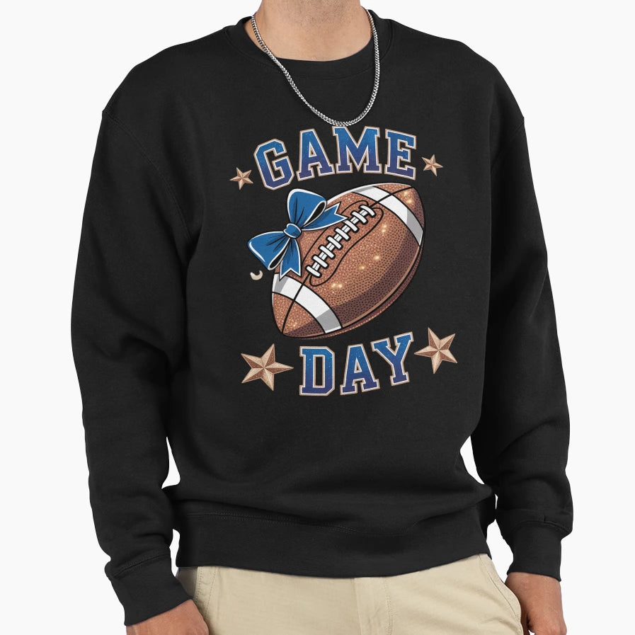 Game Day Football Season Sweatshirt - Aesthetic Graphic for Adults - T-Shirt, Sweatshirt, Hoodie
