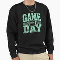 Game Day Football Grunge Sweatshirt - Custom Art Print Unisex - T-Shirt, Sweatshirt, Hoodie