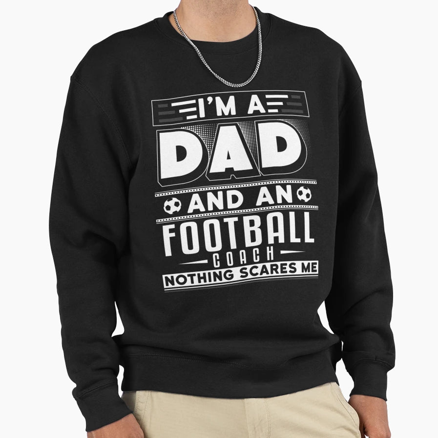 Football Coach Dad T-Shirt - Trendy Graphic Men Women - T-Shirt, Sweatshirt, Hoodie