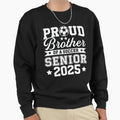 Proud Brother Soccer Ball Senior Sweatshirt - Custom Art Print Men Women - T-Shirt, Sweatshirt, Hoodie