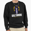 Baltimore Pro Football Grunge Sweatshirt - Unique Graphic for Adults - T-Shirt, Sweatshirt, Hoodie