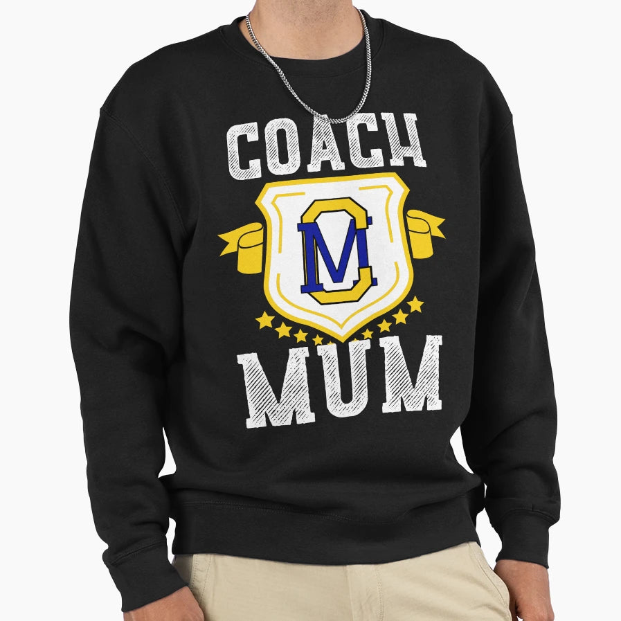 Coach Mum Funny Mothers Day Sweatshirt - Minimalist Print Unisex - T-Shirt, Sweatshirt, Hoodie