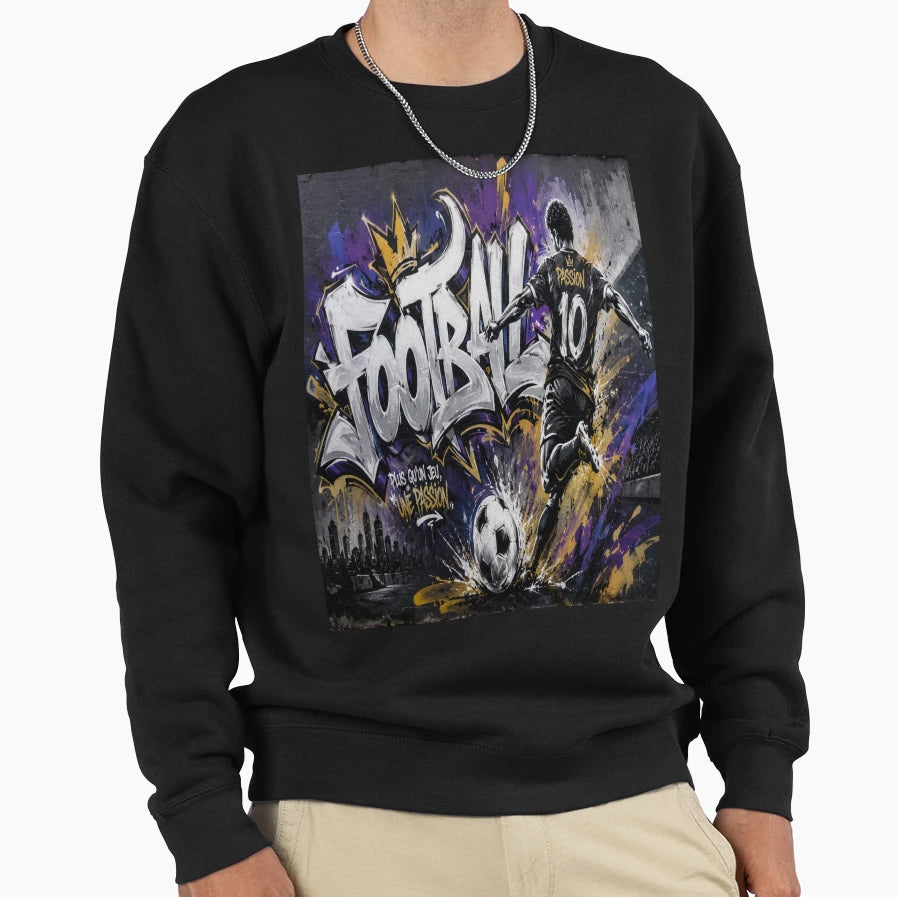 Soccer Sweatshirt - Unique Graphic for Adults - T-Shirt, Sweatshirt, Hoodie