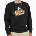 Soccer Mama Leopard Pretty Sweatshirt - Casual Everyday Wear Men Women - T-Shirt, Sweatshirt, Hoodie