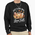 Just Who Love Fall Pumpkin Usa Sweatshirt - Unique Graphic Men Women - T-Shirt, Sweatshirt, Hoodie