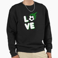 Love Football Sweatshirt - Casual Everyday Wear for Adults - T-Shirt, Sweatshirt, Hoodie