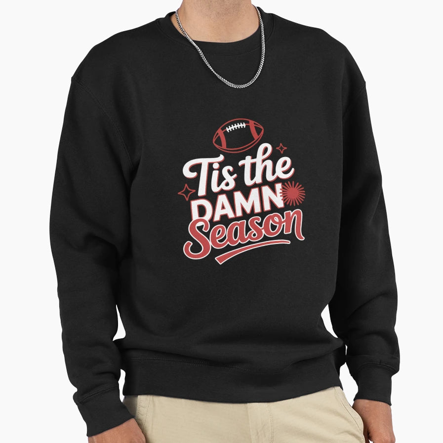 Season Football Game Day Football Sweatshirt - Minimalist Print Men Women - T-Shirt, Sweatshirt, Hoodie