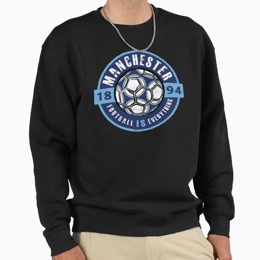 Football Is Everything City Sweatshirt - Fun Novelty Design for Adults - T-Shirt, Sweatshirt, Hoodie