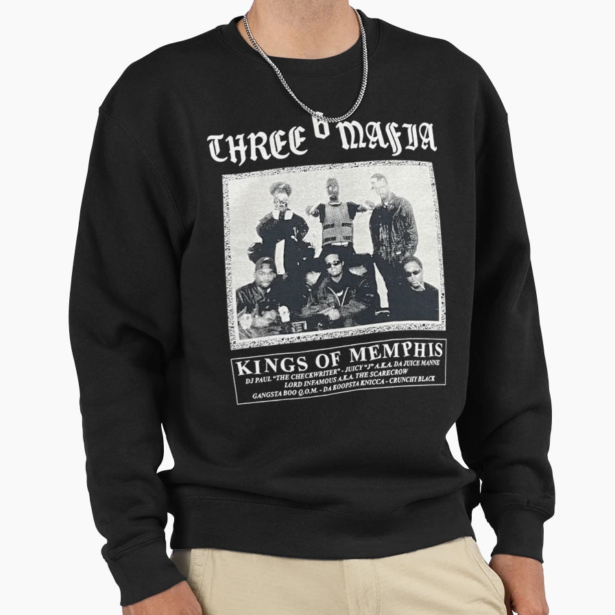 Three 6 Mafiaa Sweatshirt - Trendy Graphic Unisex - T-Shirt, Sweatshirt, Hoodie