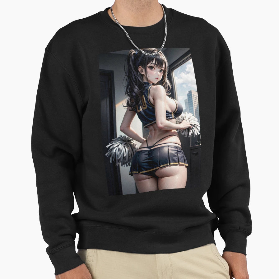 Vary Anime Cheerleader Sweatshirt - Graphic Print for Adults - T-Shirt, Sweatshirt, Hoodie