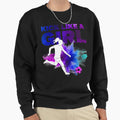 Kick Like Womens Soccer Fan Sweatshirt - Minimalist Print for Adults - T-Shirt, Sweatshirt, Hoodie