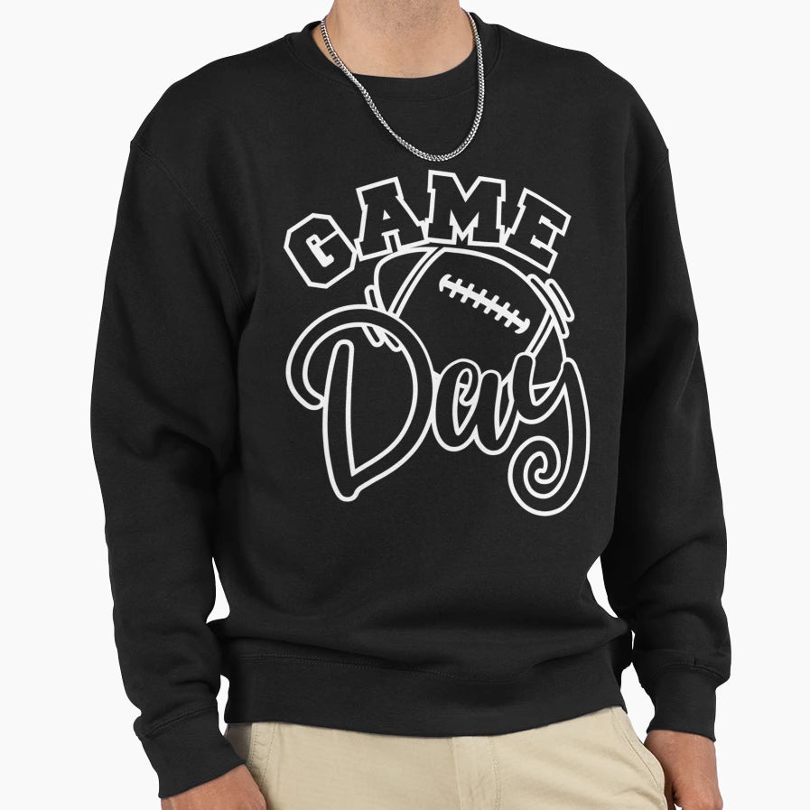 Game Day Girlfriend Football T-Shirt - Custom Art Print for Adults - T-Shirt, Sweatshirt, Hoodie