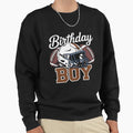 Birthday Football Birthday Party Sweatshirt - Unique Graphic Unisex - T-Shirt, Sweatshirt, Hoodie