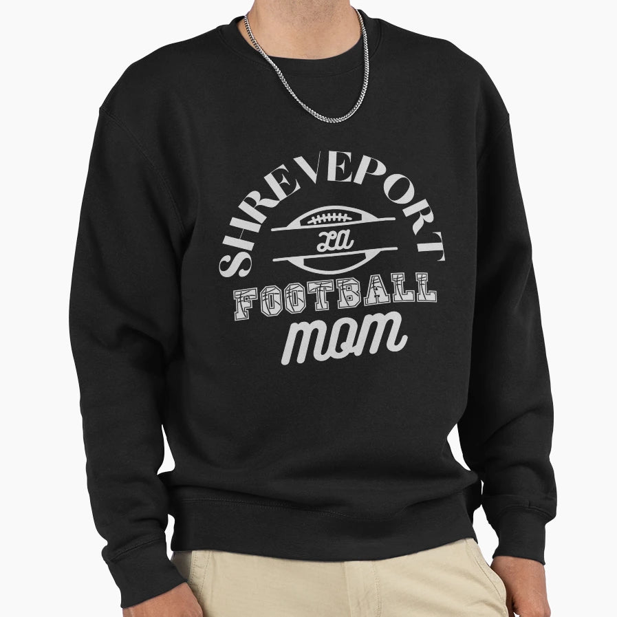 Shreveport La Football Mom Sweatshirt - Graphic Print for Adults - T-Shirt, Sweatshirt, Hoodie