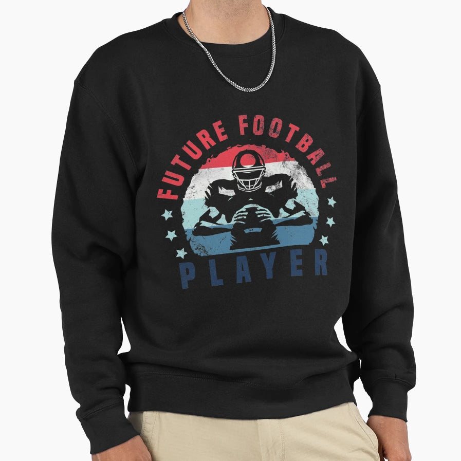 Future Football Player Lover T-Shirt - Aesthetic Graphic Men Women - T-Shirt, Sweatshirt, Hoodie