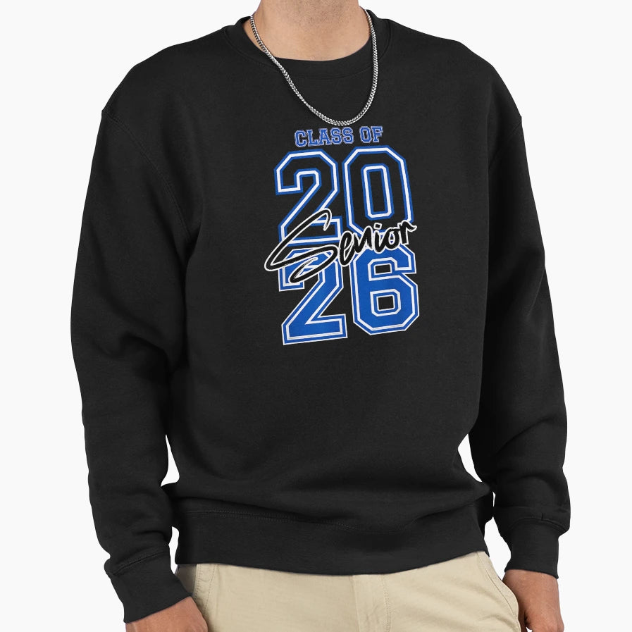Class 2026 Senior 2026 Graduation Sweatshirt - Minimalist Print Unisex - T-Shirt, Sweatshirt, Hoodie