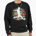 Soccer Football Player Vintag Sunset Sweatshirt - Unique Graphic Unisex - T-Shirt, Sweatshirt, Hoodie