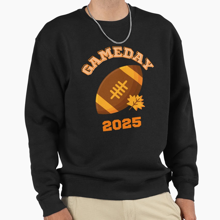 Gameday Football 2025 Fall Sports Season T-Shirt - Unique Graphic Unisex - T-Shirt, Sweatshirt, Hoodie