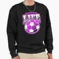 Copy Soccer Mom Life Heart Mothers Sweatshirt - Aesthetic Graphic Unisex - T-Shirt, Sweatshirt, Hoodie