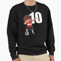 Awesome Soccer Player Number 10 Soccer Sweatshirt - Unique Graphic Unisex - T-Shirt, Sweatshirt, Hoodie