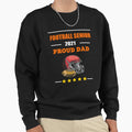 Football Senior 2021 Proud Dad Sweatshirt - Minimalist Print for Adults - T-Shirt, Sweatshirt, Hoodie