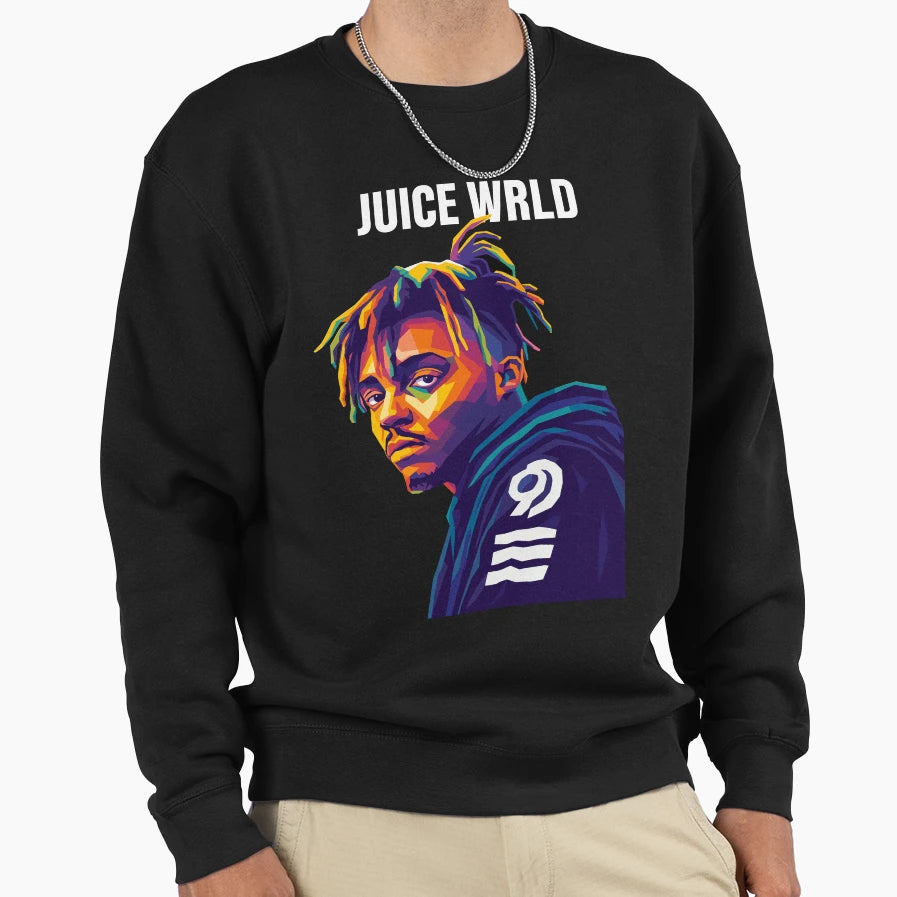 Juice Wrld Pop Art Sweatshirt - Minimalist Print Men Women - T-Shirt, Sweatshirt, Hoodie