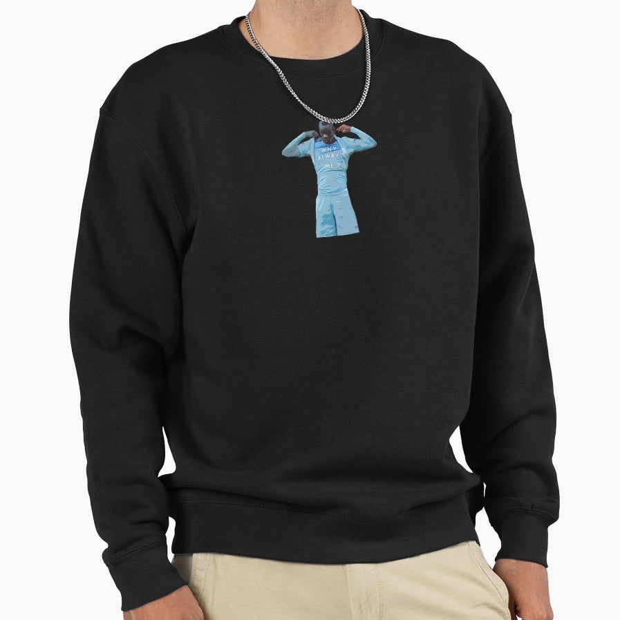 Mario Balotelli Sweatshirt - Aesthetic Graphic for Adults - T-Shirt, Sweatshirt, Hoodie