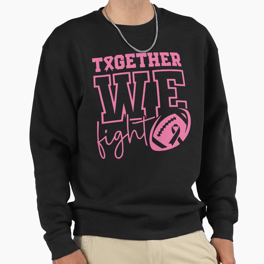 Together We Fight Sweatshirt - Minimalist Print Men Women - T-Shirt, Sweatshirt, Hoodie