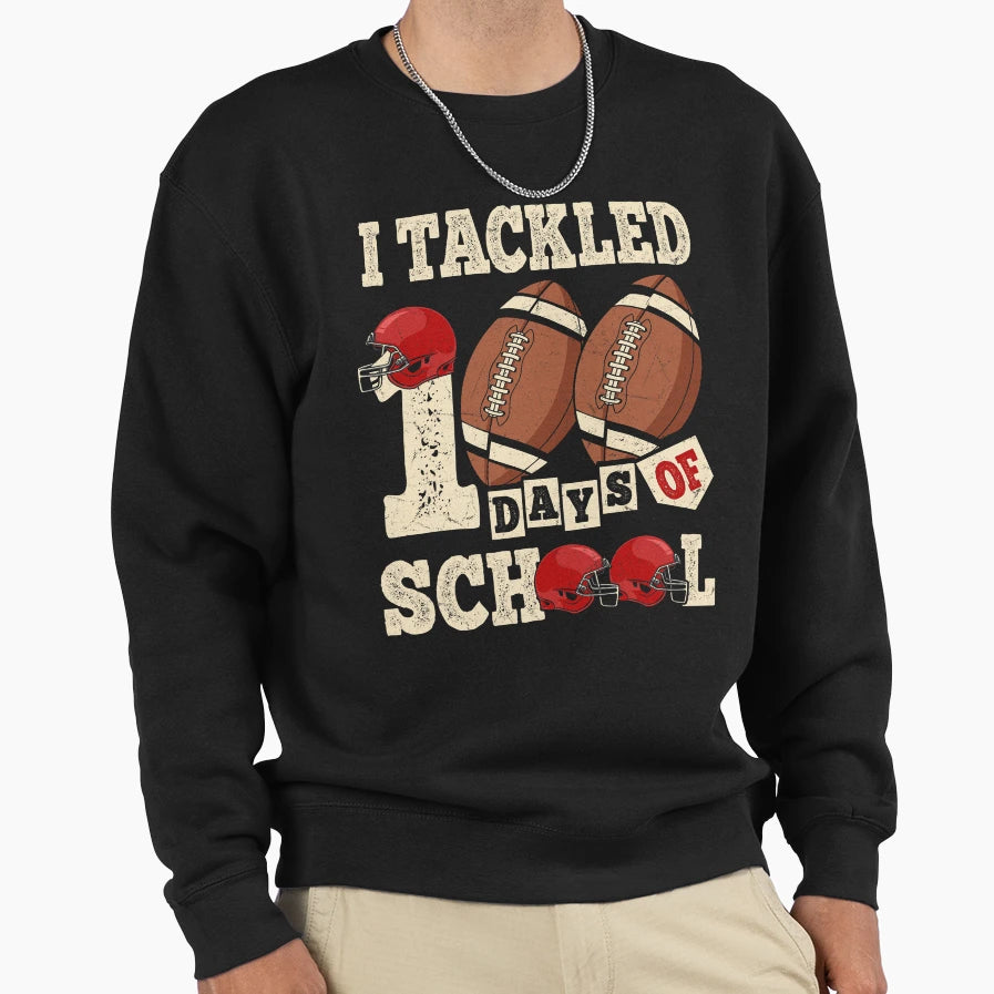 100 Days School 100Th Day School Sweatshirt - Unique Graphic Men Women - T-Shirt, Sweatshirt, Hoodie