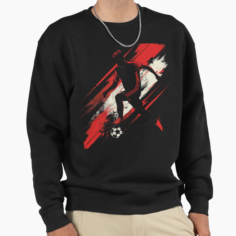 Soccer Player Sweatshirt - Fun Novelty Design Unisex - T-Shirt, Sweatshirt, Hoodie