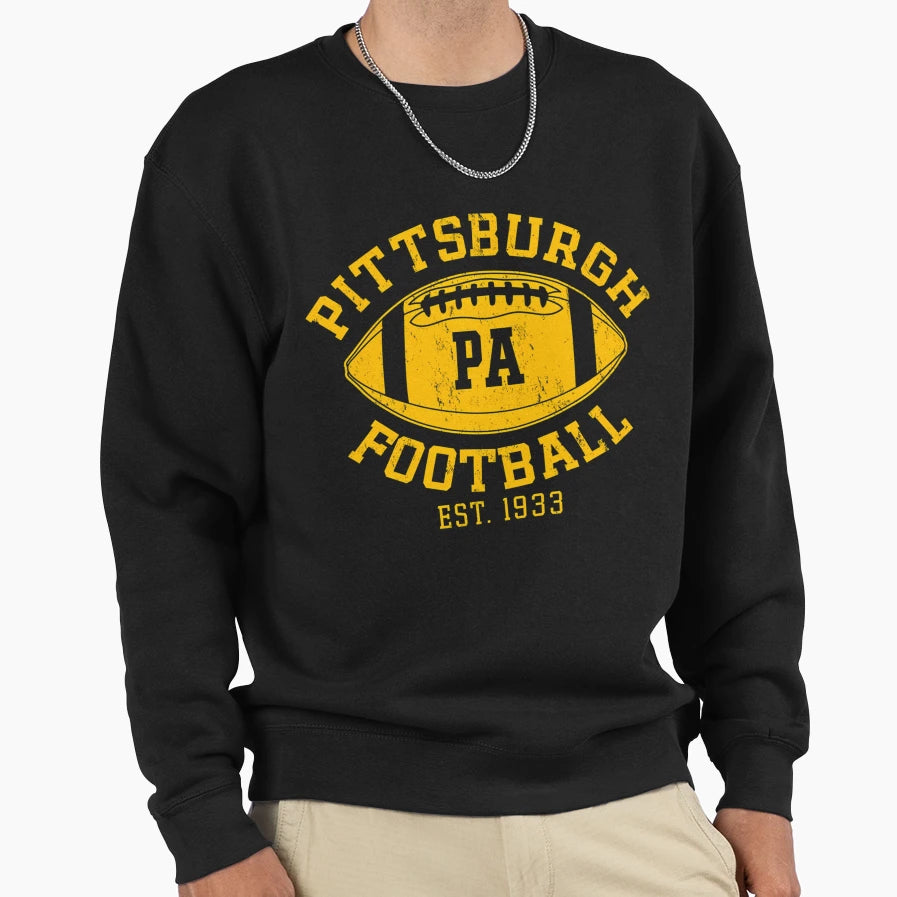 Pittsburgh Steelers Football Team Pa Sweatshirt - Trendy Graphic Men Women - T-Shirt, Sweatshirt, Hoodie