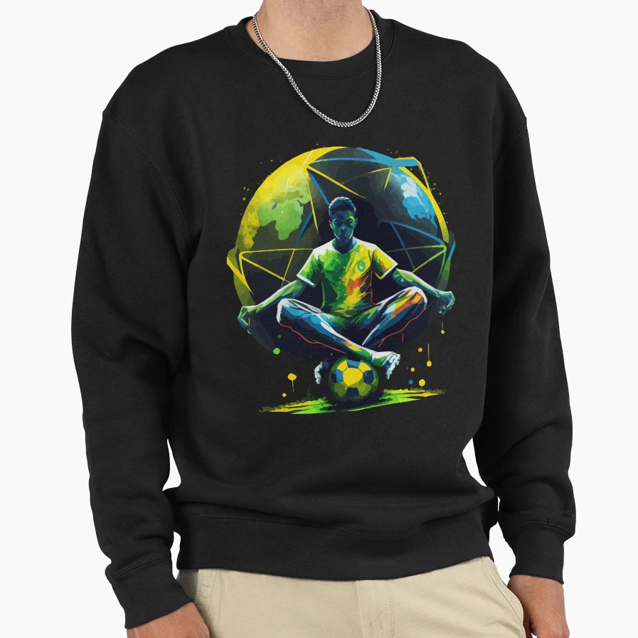 Brazil Soccer Magic Artwork Sweatshirt - Novelty Apparel Unisex - T-Shirt, Sweatshirt, Hoodie