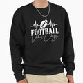 Football Vibes Only Sweatshirt - Novelty Apparel Unisex - T-Shirt, Sweatshirt, Hoodie