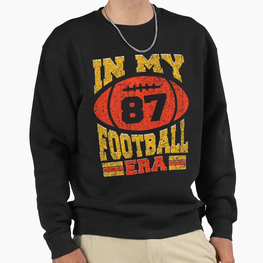 Funny My Football Era American Football T-Shirt - Graphic Print Unisex - T-Shirt, Sweatshirt, Hoodie