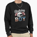 Birthday Football Birthday Party Sweatshirt - Graphic Print Men Women - T-Shirt, Sweatshirt, Hoodie