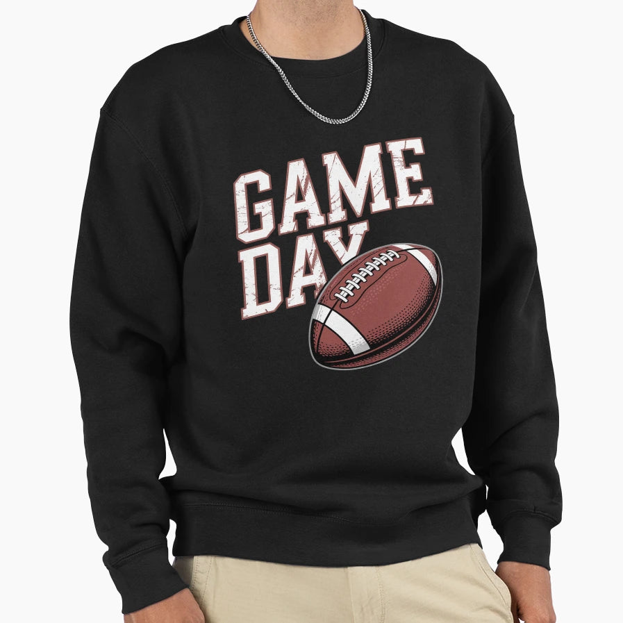 Game Day Football Watching Sweatshirt - Casual Everyday Wear Men Women - T-Shirt, Sweatshirt, Hoodie