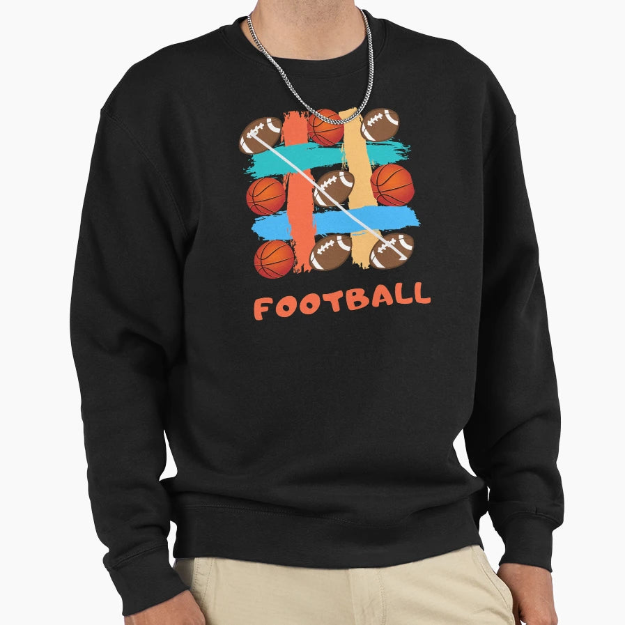 Football Tees Sweatshirt - Fun Novelty Design Men Women - T-Shirt, Sweatshirt, Hoodie