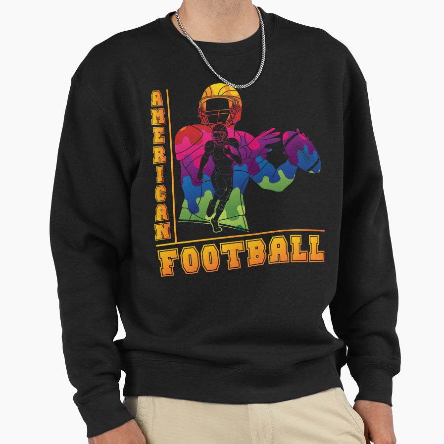 American Football Sweatshirt - Minimalist Print Unisex - T-Shirt, Sweatshirt, Hoodie