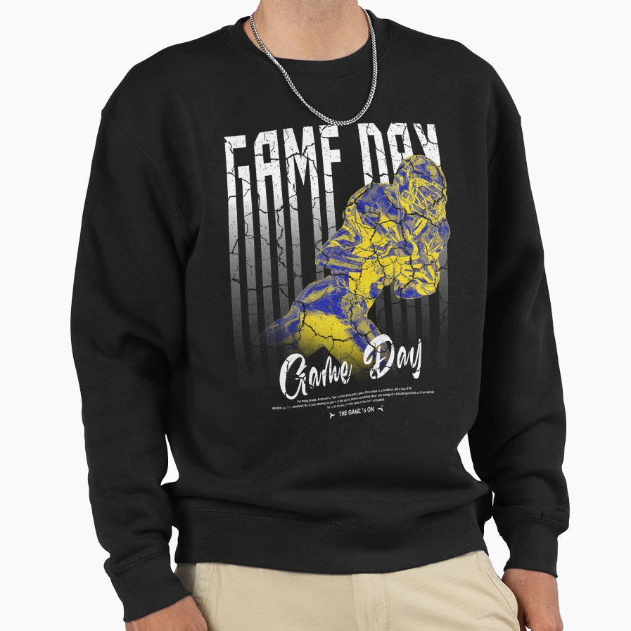 American Football Game Day Sweatshirt - Streetwear Style for Adults - T-Shirt, Sweatshirt, Hoodie