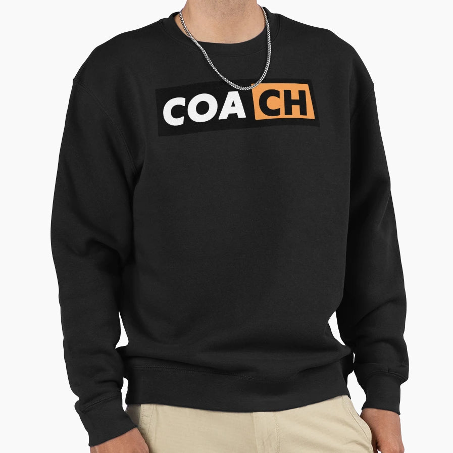Coach Sweatshirt - Minimalist Print Unisex - T-Shirt, Sweatshirt, Hoodie
