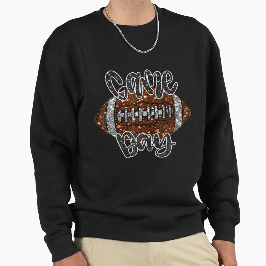Game Day Football Football Lover Sweatshirt - Custom Art Print for Adults - T-Shirt, Sweatshirt, Hoodie