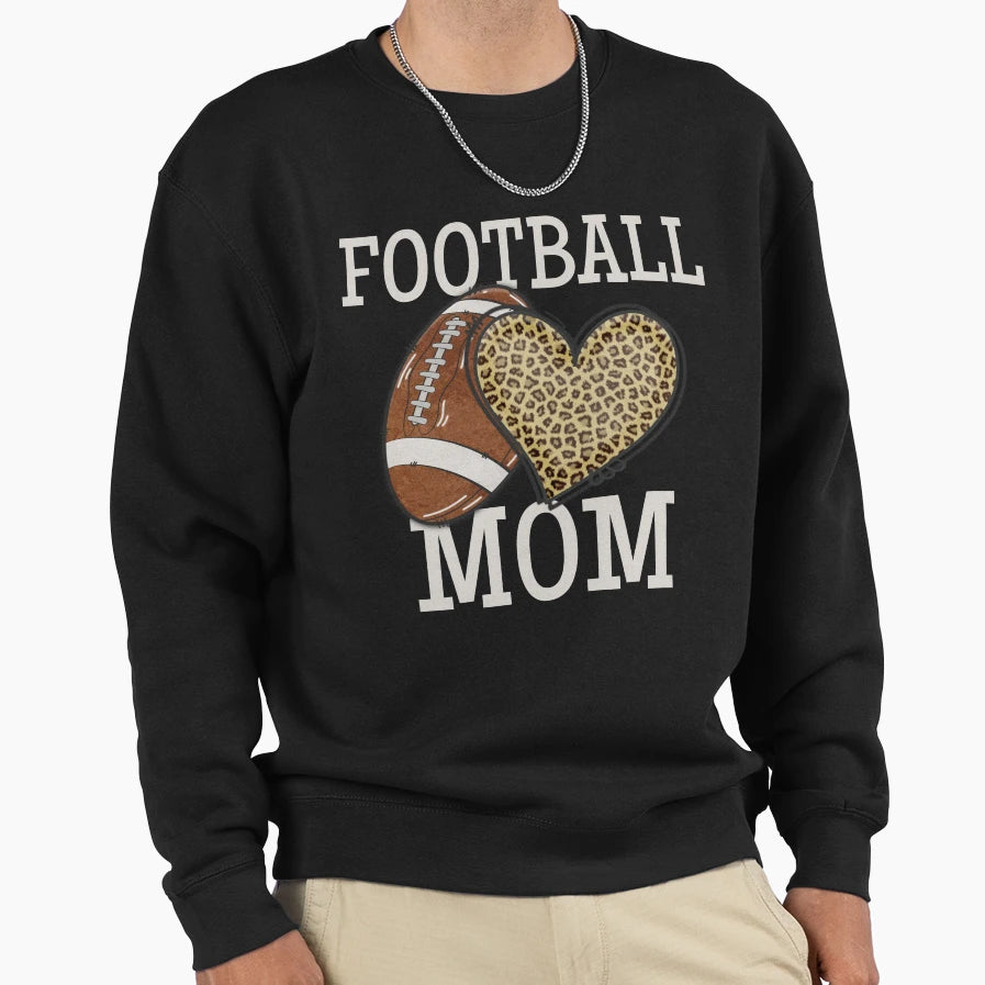 Football Mom Fun American Football Sweatshirt - Trendy Graphic Unisex - T-Shirt, Sweatshirt, Hoodie
