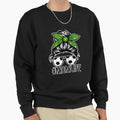 Mom Life Football Mothers Day Messy Sweatshirt - Unique Graphic Men Women - T-Shirt, Sweatshirt, Hoodie