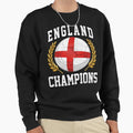 Soccer Ball Flag Champions England Fans T-Shirt - Unique Graphic Men Women - T-Shirt, Sweatshirt, Hoodie