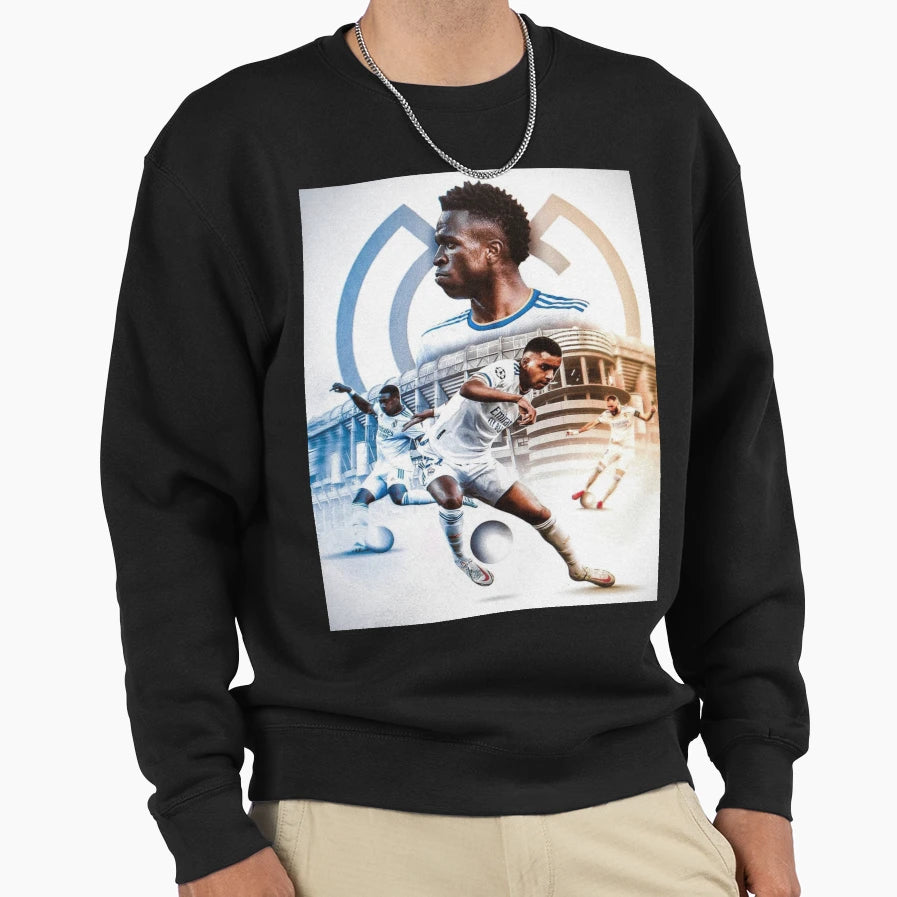 Vinicius Junior Vin Cius J Sweatshirt - Casual Everyday Wear for Adults - T-Shirt, Sweatshirt, Hoodie