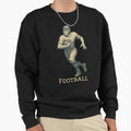 Football Player Illustration Sweatshirt - Graphic Print Unisex - T-Shirt, Sweatshirt, Hoodie