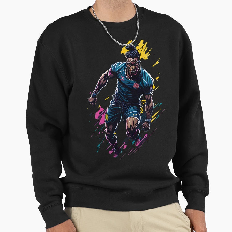 Score Big Male Soccer Foot Ball Sweatshirt - Minimalist Print Unisex - T-Shirt, Sweatshirt, Hoodie