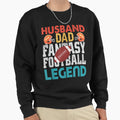 Mens Husband Dad Fantasy Football T-Shirt - Aesthetic Graphic Men Women - T-Shirt, Sweatshirt, Hoodie