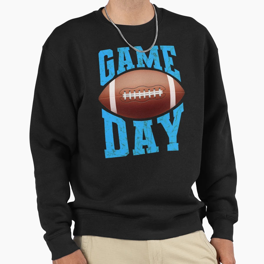 Game Day Football Season Funny Team Sweatshirt - Minimalist Print Unisex - T-Shirt, Sweatshirt, Hoodie
