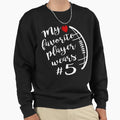 My Favorite Player Wears Number 5 Sweatshirt - Fun Novelty Design Unisex - T-Shirt, Sweatshirt, Hoodie